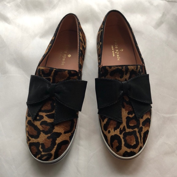 kate spade Shoes - New Kate Spade Delise Calf Hair Slip On Sneakers